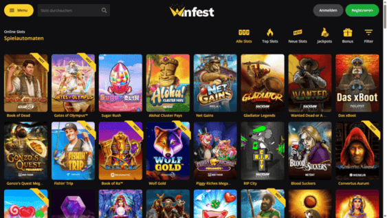 Winfest Casino Spielangebot